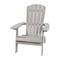 Flash Furniture Gray All-Weather Folding Adirondack Chairs, PK 2 2-JJ-C14505-GY-GG - alternate 5